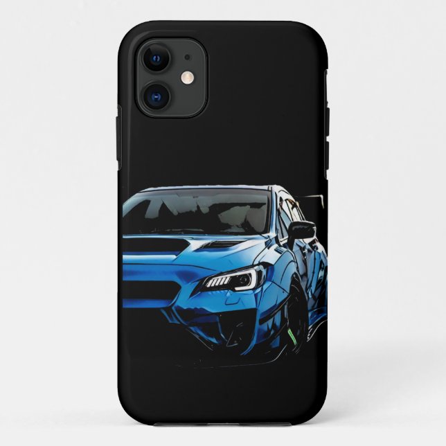 Capa Para iPhone 11 Subaru Impreza WRX Sti (Verso)