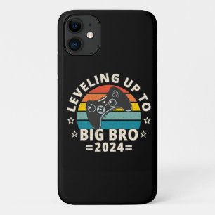 Capa Para iPhone 11 Subindo de Nível Para Irmão Mais Velho 2024
