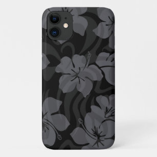 Capa Para iPhone 11 Sugar Shack Havaiano Hibiscus Black