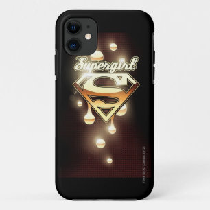 Capa Para iPhone 11 Sugestões Douradas da Supergirl