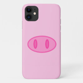 Capa Para iPhone 11 Suíno Rosa