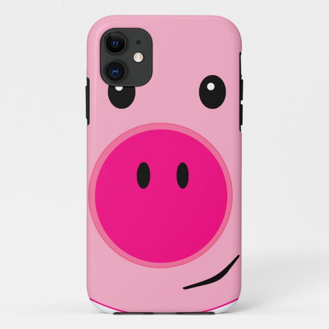 Capa Para iPhone 11 Suíno rosa-claro (Verso)