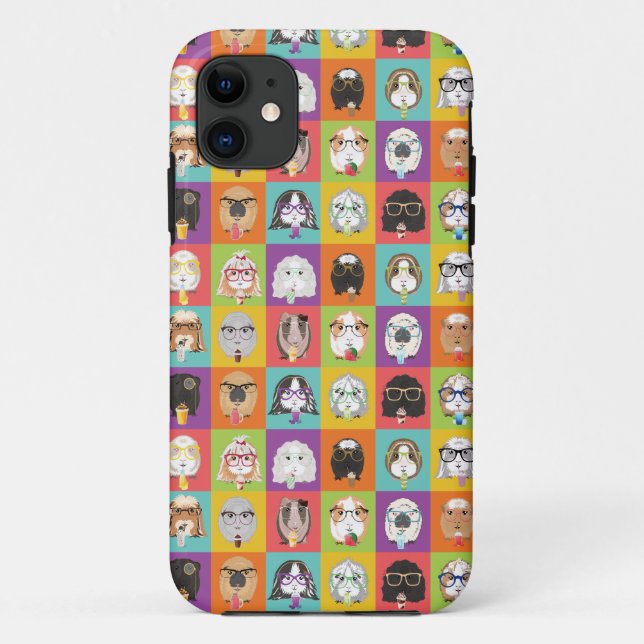 Capa Para iPhone 11 Suínos Felizes (Verso)