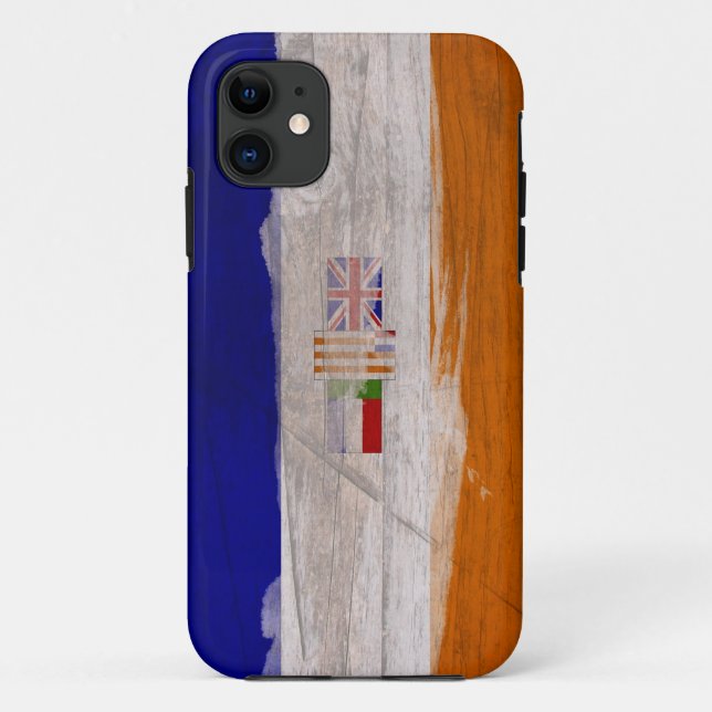 Capa Para iPhone 11 Sul velho - bandeira africana (Verso)