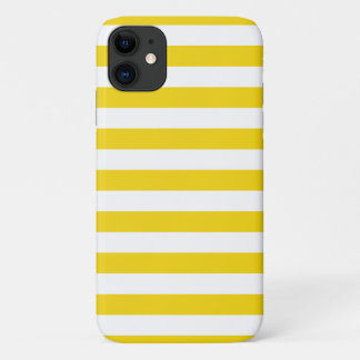 Capa Para iPhone 11 Summer Stripes Lemon Yellow iPhone, Plus, Pro Case