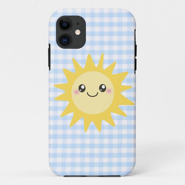 Capa Para iPhone 11 Sun feliz bonito (Verso)