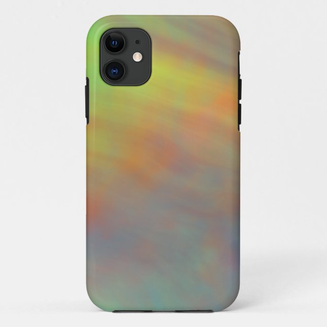 Capa Para iPhone 11 "Sun Rays através das nuvens" abstrato (Verso)
