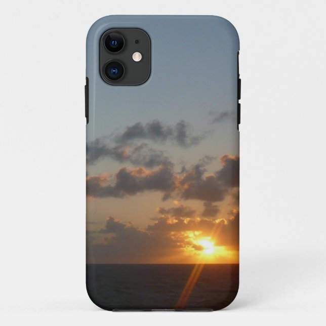Capa Para iPhone 11 Sunrise sobre San Juan I Porto Rico (Verso)