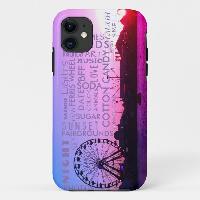 Capa Para iPhone 11 Sunset over Fairfields Trendy (Verso)