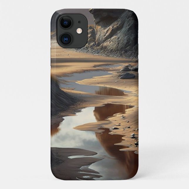 Capa Para iPhone 11 Sunset Shore (Verso)