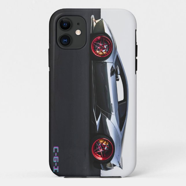 Capa Para iPhone 11 super carro esportivo no cobrir de case mate iphon (Verso)