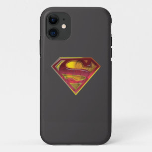 Capa Para iPhone 11 Super-Homem Logotipo Reflexo