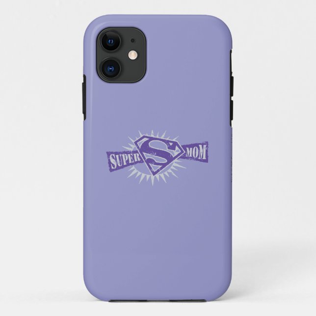 Capa Para iPhone 11 Super Mãe Purple Starburst (Verso)