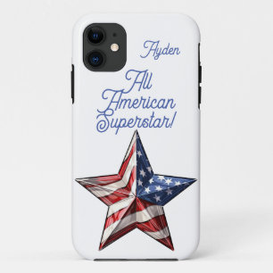 Capa Para iPhone 11 Superastro Americano Personalizável