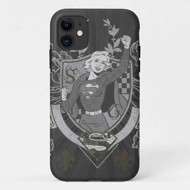 Capa Para iPhone 11 Supergirl Crest (Verso)