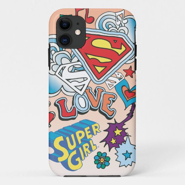 Capa Para iPhone 11 Supergirl Love (Verso)