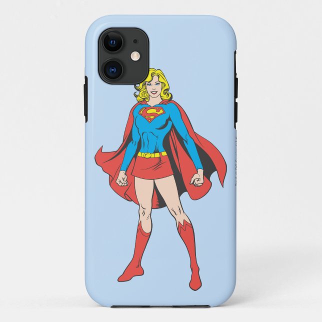 Capa Para iPhone 11 Supergirl Pose 5 (Verso)