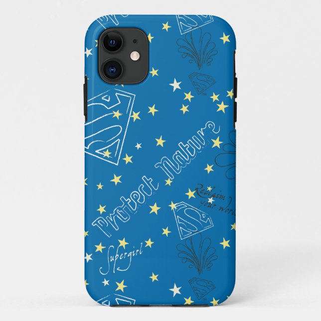 Capa Para iPhone 11 Supergirl Protect Nature Pattern (Verso)