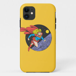 Capa Para iPhone 11 Supergirl salta no espaço