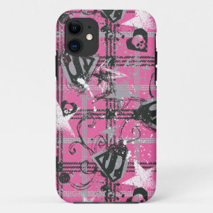Capa Para iPhone 11 Supergirl Stars and Skulls Patterno