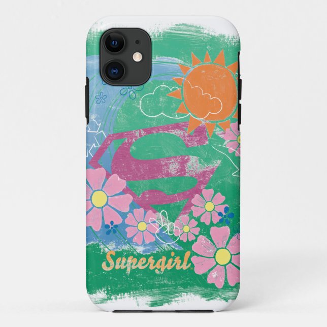 Capa Para iPhone 11 Supergirl Sun e Love (Verso)