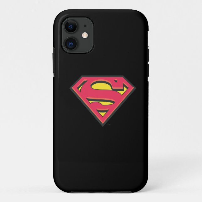 Capa Para iPhone 11 Superman S-Shield | Logotipo clássico (Verso)