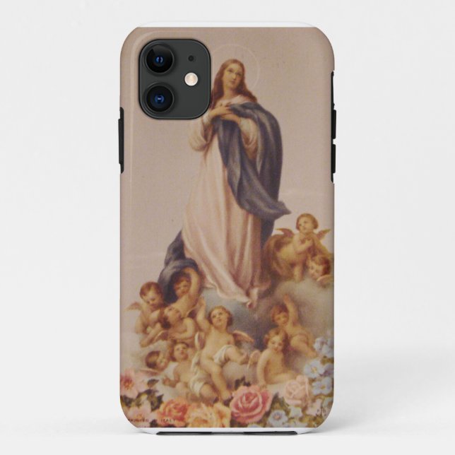 Capa Para iPhone 11 Suposição da Virgem Maria abençoada (Verso)