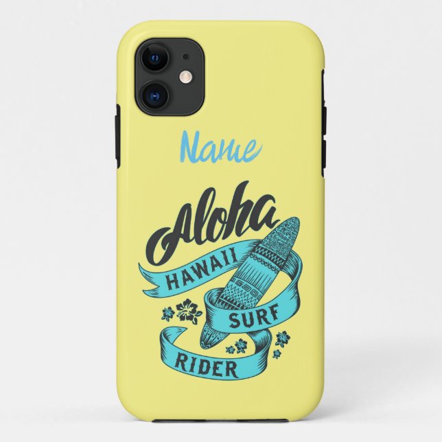 Capa Para iPhone 11 Surf Aloha Hawaii Rider Thunder_Cove (Verso)