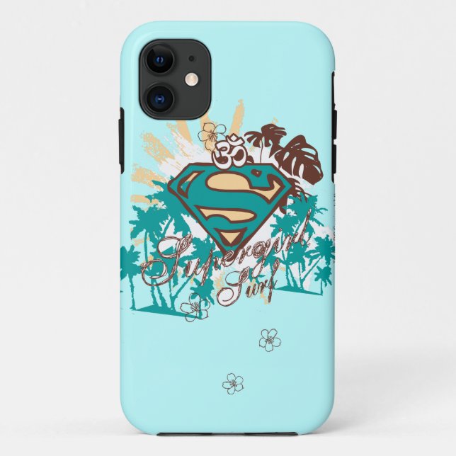 Capa Para iPhone 11 Surf de Supergirl (Verso)