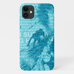 Capa Para iPhone 11 Surfar na Sala Verde do Havaí Surfer Havaiano - Aq