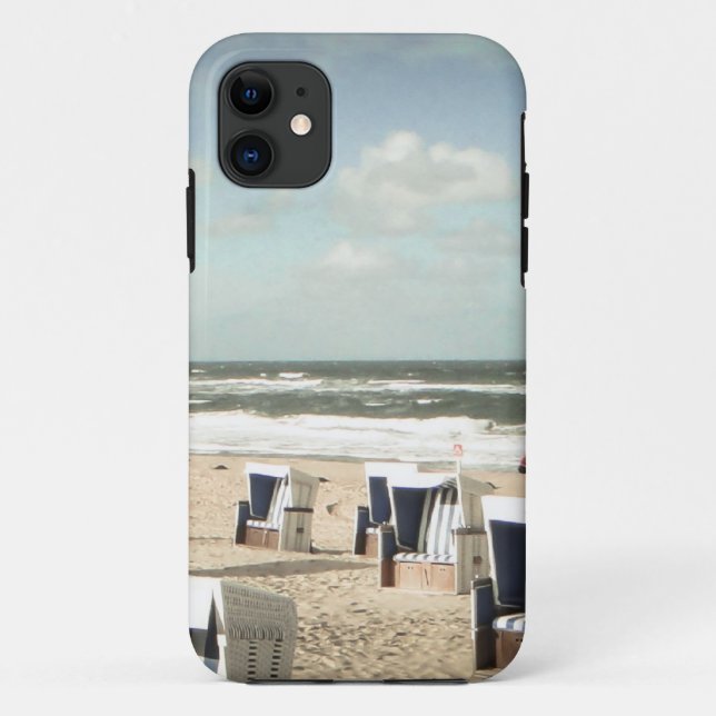 Capa Para iPhone 11 Sylt praia (Verso)