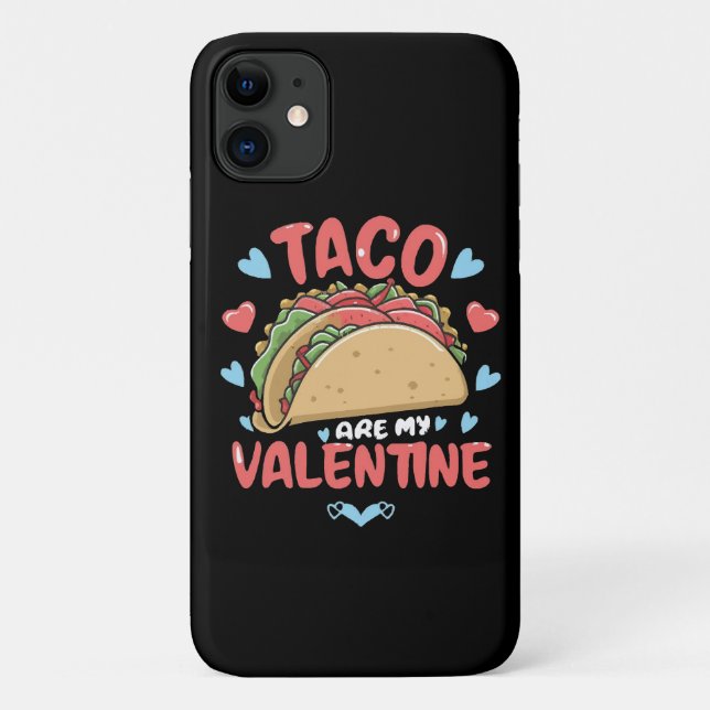 Capa Para iPhone 11 Taco-valentine (Verso)