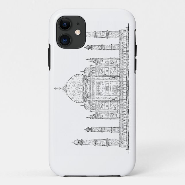 Capa Para iPhone 11 taj mahal (Verso)