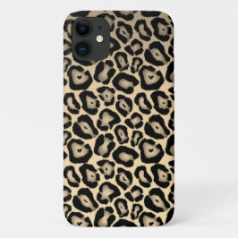 Capa Para iPhone 11 Tan Leopard