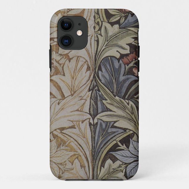 Capa Para iPhone 11 Tapeçaria Bluebell Botânica Clássica de William Mo (Verso)