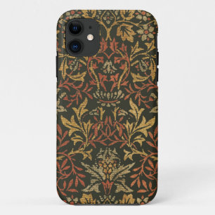 Capa Para iPhone 11 Tapeçaria do Jardim de Flores de William Morris
