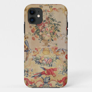 Capa Para iPhone 11 Tapeçaria no estilo Rococo adiantado com strapwor