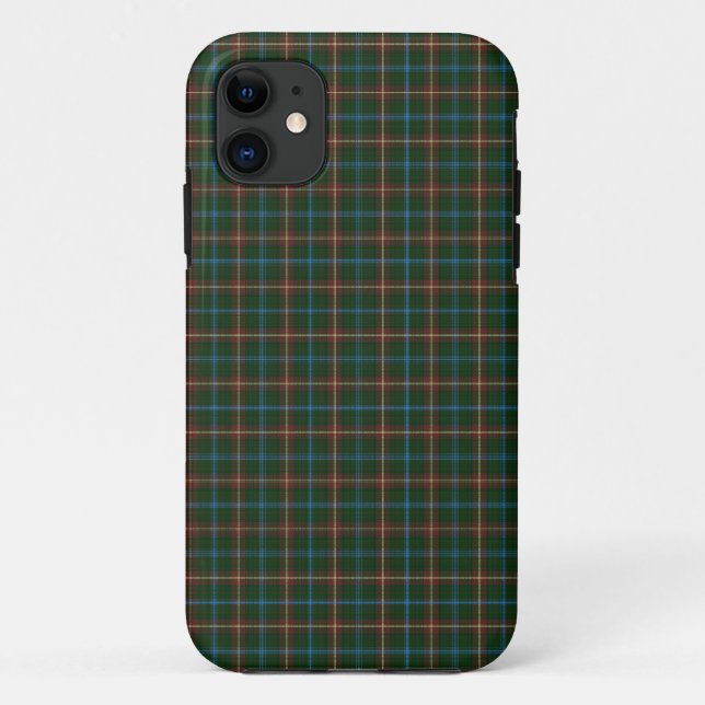 Capa Para iPhone 11 Tartan de Manitoba (Verso)
