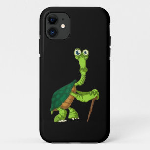 Capa Para iPhone 11 Tartaruga Jabuti Aposentado Engraçado Tartaruga em