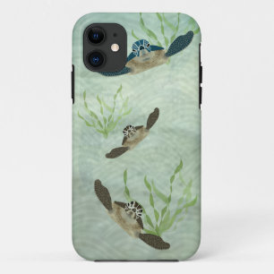 Capa Para iPhone 11 Tartarugas marinhas