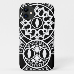 Capa Para iPhone 11 Tatuagem tribal polinésio do sol