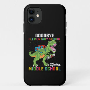 Capa Para iPhone 11 Tchau Fundamental, Olá T-Rex de Ensino Médio