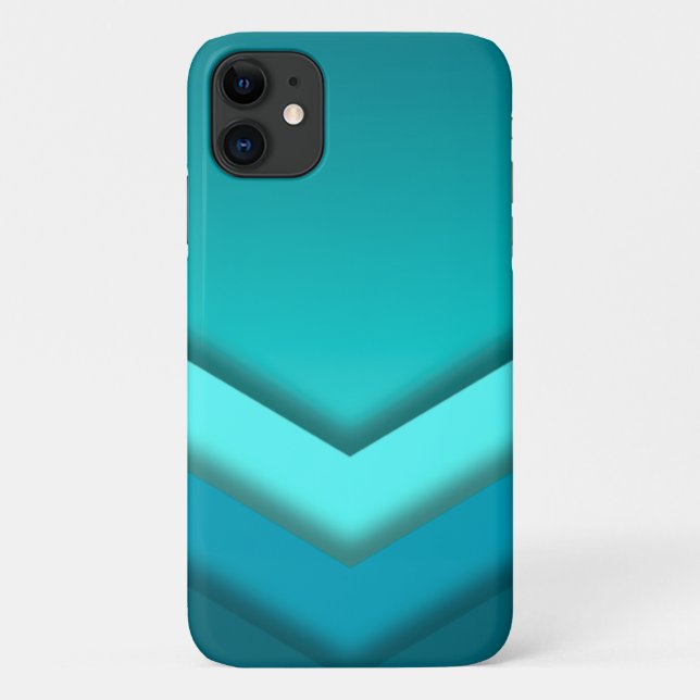 Capa Para iPhone 11 Teal Ombre (Verso)