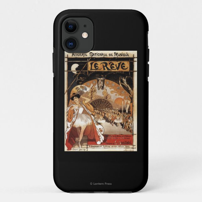 Capa Para iPhone 11 Teatro da ópera do desempenho de Le Reve Balé (Verso)