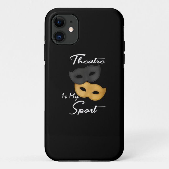 Capa Para iPhone 11 Teatro É Meu Esporte | Presente no lago de teatro (Verso)