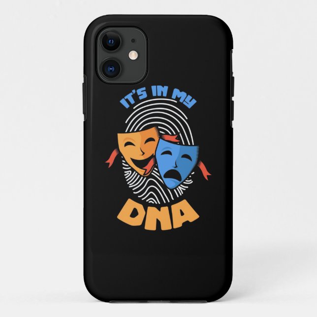 Capa Para iPhone 11 Teatro Está No Meu Dna (Verso)