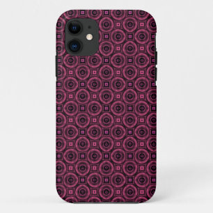 Capa Para iPhone 11 Tecido geométrico retrô-moderno