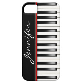 Capa Para iPhone 11 Teclado Piano com nome