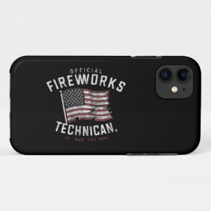 Capa Para iPhone 11 Técnico Oficial de Fogos de Artifício Se Eu Corro,