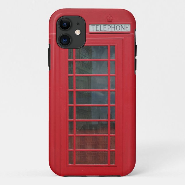 Capa Para iPhone 11 Telefone Booth (Verso)